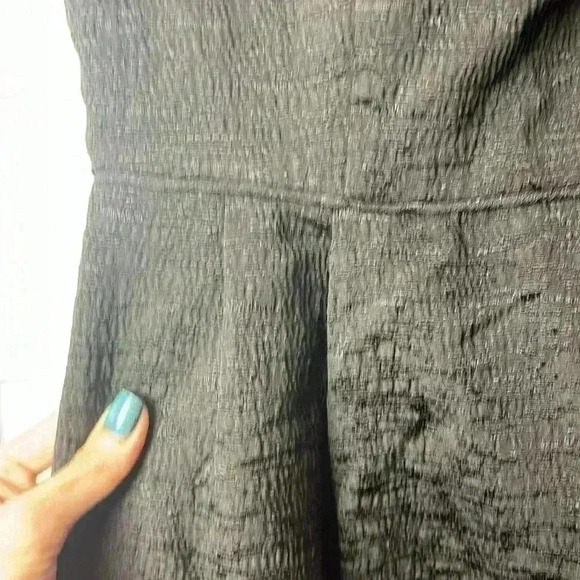 Land’s End Scoop Neck Sleeveless A-Line Dress Size 6P Black - Picture 4 of 8